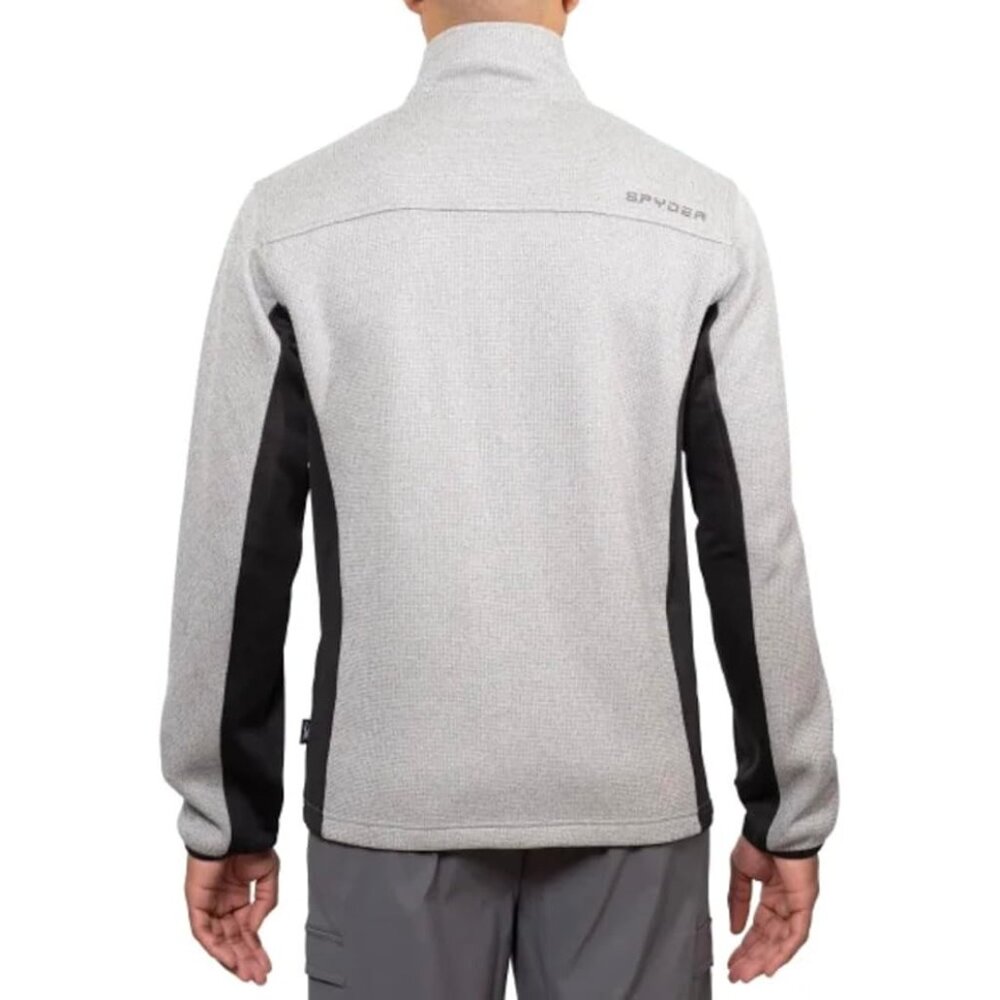 Spyder Men's Relaxed Fit Full Zip Jacket, XXL, Gray, New - Picture 5 of 14
